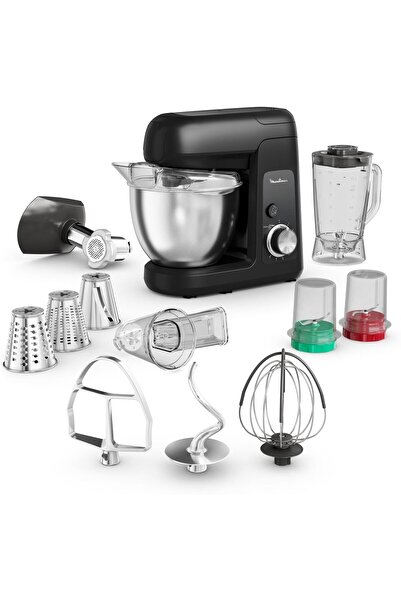 Moulinex محضرة طعام | بيك بارتنر | 1100 واط | خلاط قائم | وعاء سعة 4.8 لتر | ...