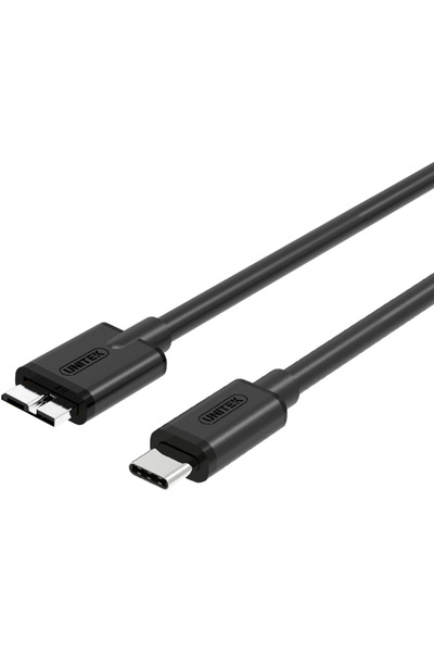 Unitek Cablu USB tip C - microUSB 3.0, Y-C475BK