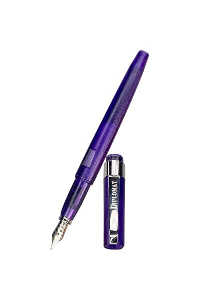 Diplomat Stilou Magnum demo, cu penita EF, din otel inoxidabil - purple