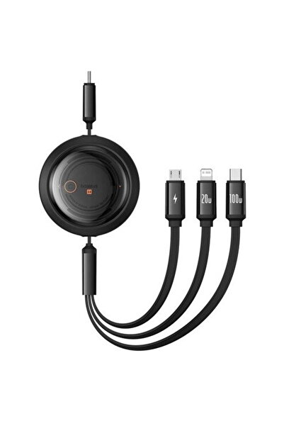 Baseus CABLU alimentare si date Free2Pull Mini,Fast Charging Data Cable,retra...