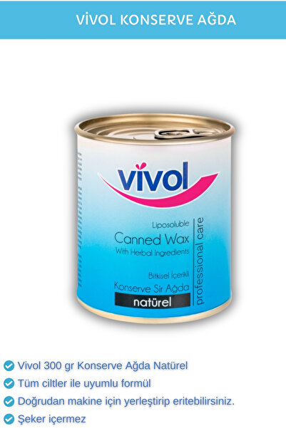 Vivol KONSERVE SİR AĞDA NATUREL 300 GR