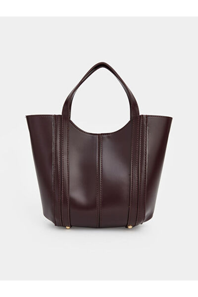 LC Waikiki Rmz Gi̇yi̇m Farkiyla Leather Look Women's Shoulder Bag
