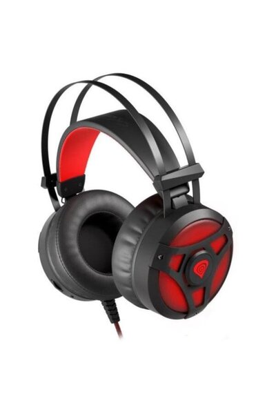 Genesis NEON 360 STEREO Gaming Headset, Wired, Microphone, Black/Red