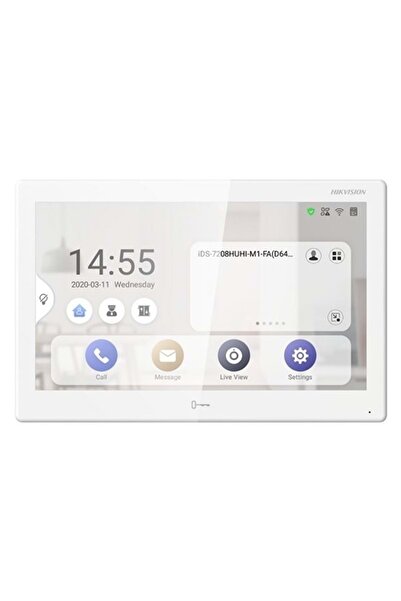 Hikvision 10.1" KH9510-WTE1(B) Hepsi Bir Arada Görüntülü Kapı İstasyonu Beyaz
