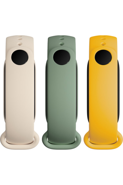 Xiaomi Mi Smart Band 6 Strap 3 pack Ivory/Olive/Yellow