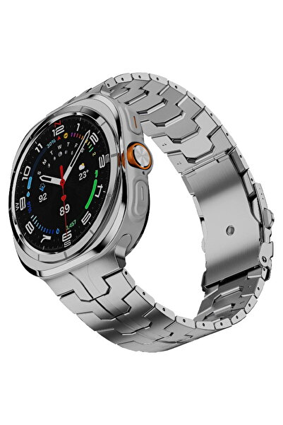 Techsuit Strap for Samsung Galaxy Watch Ultra 47mm - Watchband (W063) - Silvery