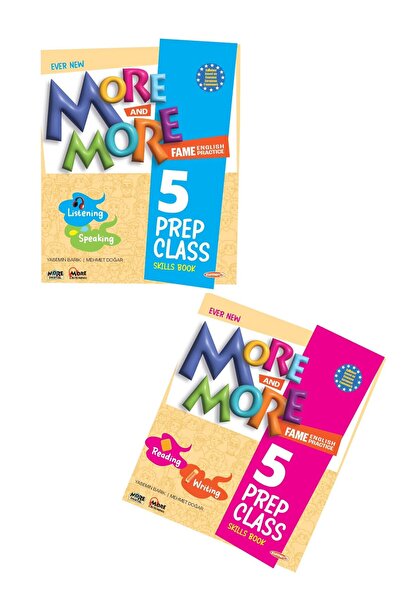 Kurmay ELT 5 MORE&MORE PREP CLASS SKILLS (2 KİTAP) (READING&WRITING+LISTENING...