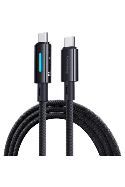 Baseus Cablu tip C cu LED, 100W, cip E-marker, 2m