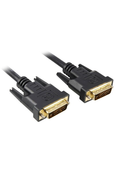 SHARKOON Adapter DVI-D -> DVI-D (24+1) black 2m