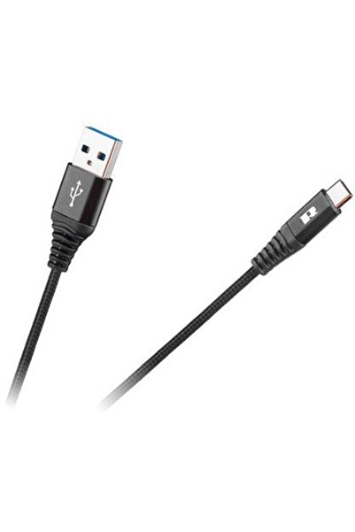 Rebel USB CABLE - USB TYPE C 100 CM BLACK