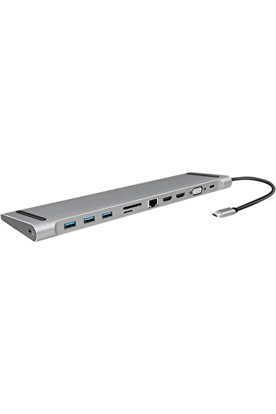 LogiLink UA0373 USB 3.2 Gen 1 Docking Station USB-C 11-Port PD