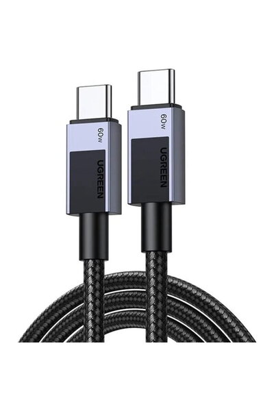 Ugreen USB-C 2.0 la USB-C 2.0 L524 PD 3A 0.5m Gri