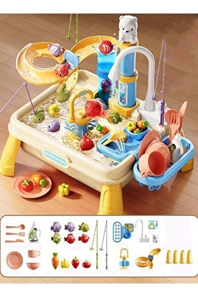 Generic Children's dishwashing playset Dishwasher toys Fishing toys Vegetable...