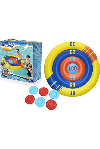 BESTWAY Inflatable billiard game, Frisbee 140 cm