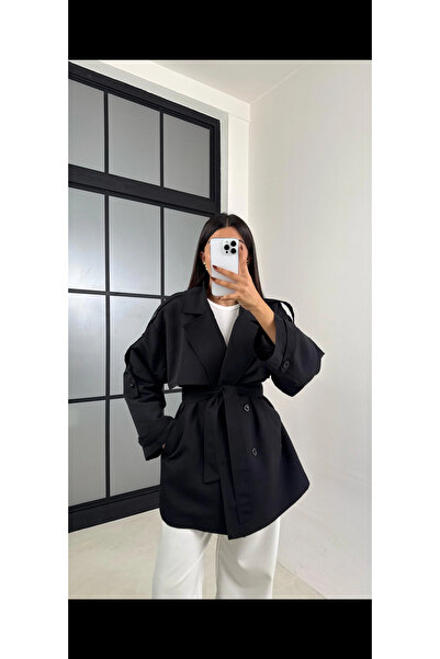 EEES MİDİ BOY İÇ ASTARSIZ TRENÇKOT