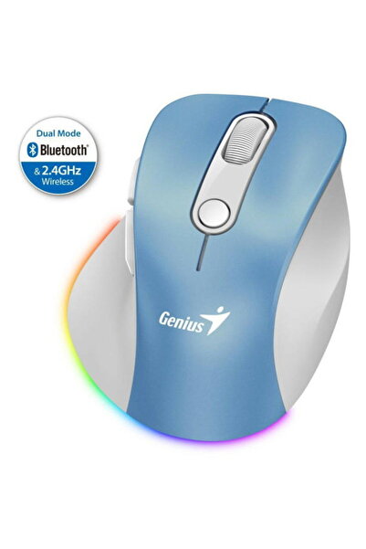GENIUS 31030039401, Wireless, Bluetooth, 2400 dpi, Blue
