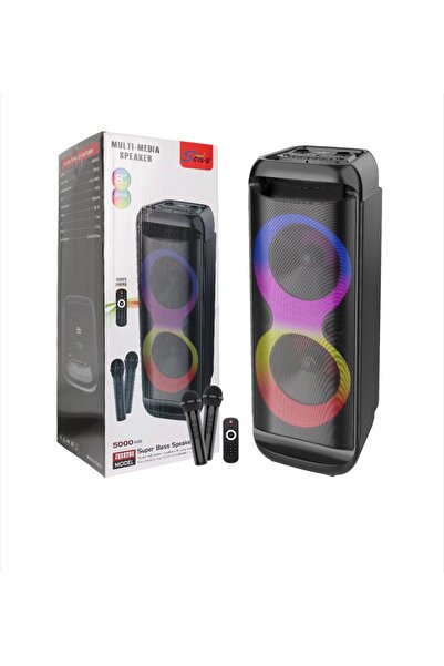 BOXE duble karaoke wireless Bluetooth Divine Dual de 8 inch cu bas puternic s...