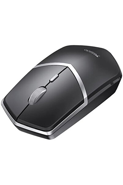 Yesido KB16 – Mouse wireless, optic 1600 DPI, 3 butoane + scroll, negru