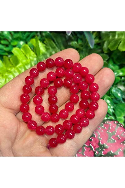 TAŞ UZMANI حجر كوارتز ملون ياقوتي كروي 8 ملم