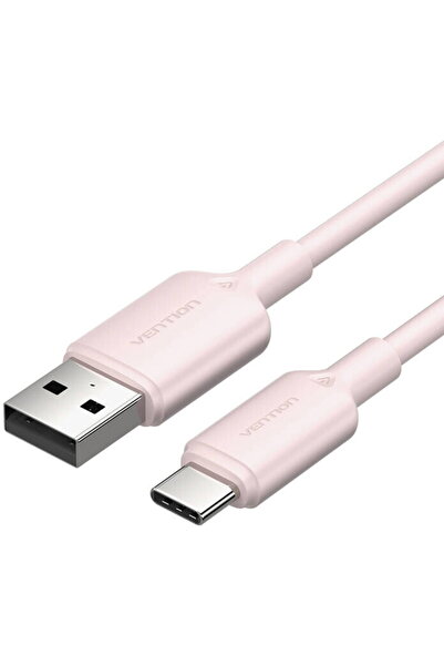 Vention USB 2.0 A Male to C Male 3A Cable CTQPH 2M (Pink)