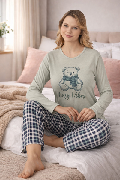 Rüyam Set de pijamale cu mânecă lungă pentru femei