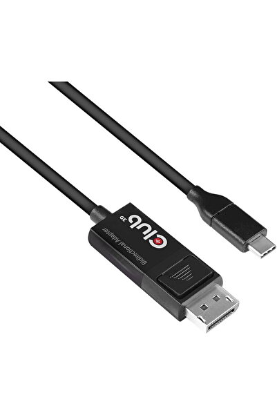 Club 3D Cablu C3D Tip C 3.1 -> DP1.4 8K 60Hz Oțel/Oțel 1,8m