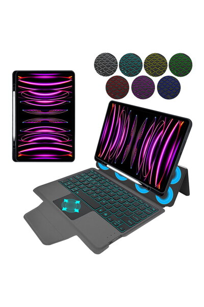 Techsuit Husa cu Tastatura pentru iPad Pro 11 (2018 / 2020 / 2021 / 2022) - K...