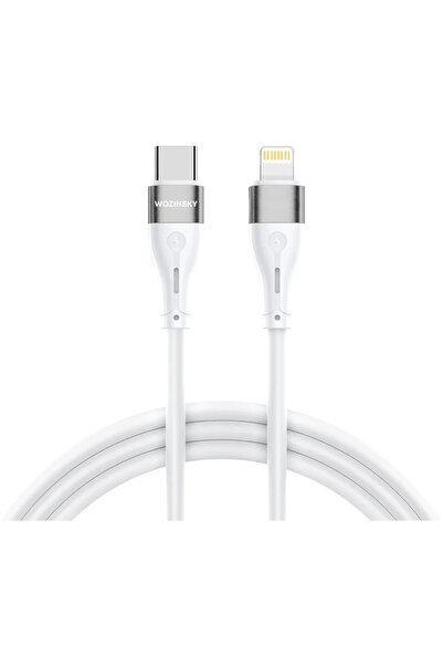 WOZINSKY WSTCL2 USB Type-C/Lightning 27W 2m Alb