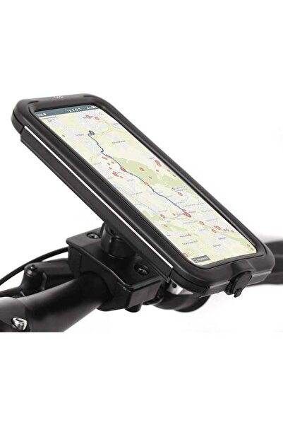 O.M.D Suport telefon mobil montare ghidon, universal, rezistent la apă, negru