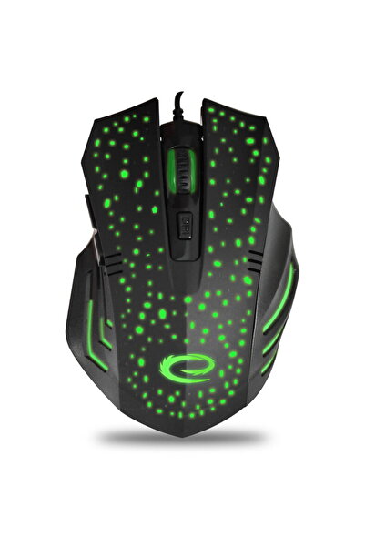 ESPERANZA MX212 Galaxy, Esperanza, USB-C, 2400 DPI, Black/Green