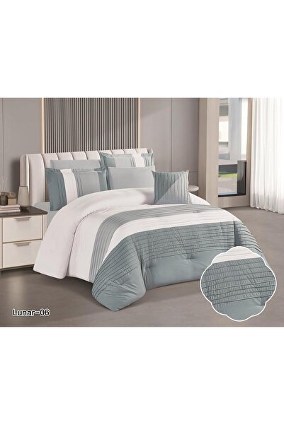 Red Rose Luxurious summer bedspread for two people, 7 pieces