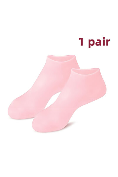 Choice زوج واحد من جوارب السيليكون للعناية بالقدمين، لعلاج تشققات الكعبين وجف...