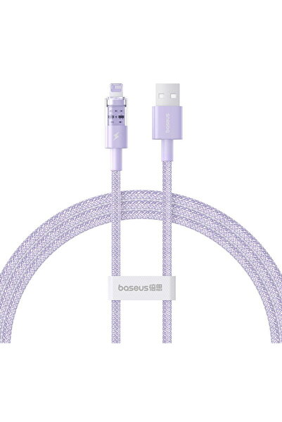 Baseus Cablu de încărcare rapidă Gem USB la IP 2.4A 1 m Mov