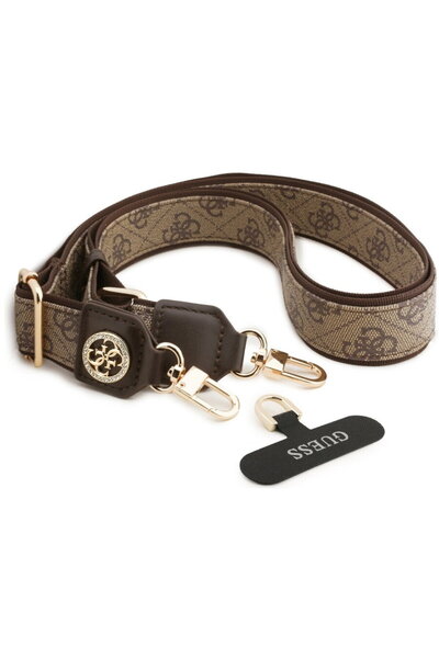 Guess Snur pentru Telefon, Ajustabil, Universal - 4G Strass Metal Logo (GUUCN...