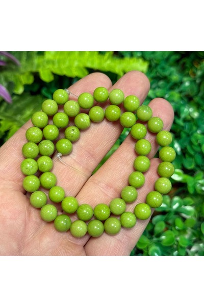 TAŞ UZMANI حجر كوارتز ملون من نوع كيوري أوليفين 8 ملم