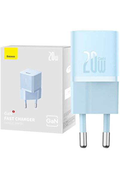 Baseus Mini încărcător de perete GaN5 20W (albastru)