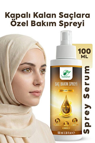 Yurdavit Tesettürlü & Kapalı Saçlar İçin Saç Bakım Spreyi 100 ml – Gün Boyu F...