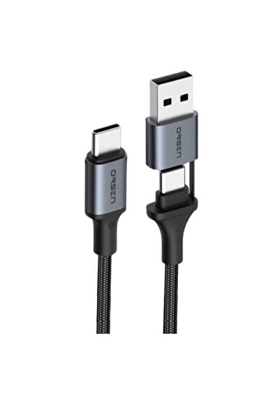 Orsen S8 2-IN-1 USB and Type-C 5A 1.5m black