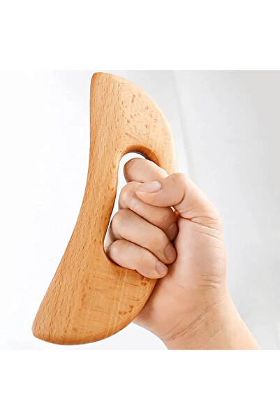 Choice Wooden Wooden Cellulite Massager Body Guasha Tool Lymphatic Drainage M...