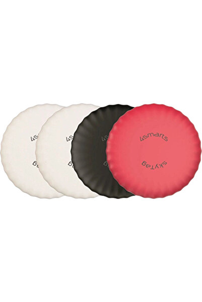 4smarts SkyTag Slim Pachet de 4 - Negru / Roșu / Alb