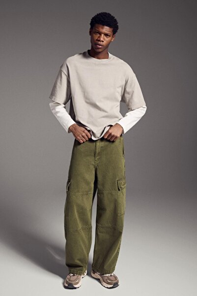 Bershka Kargo paraşüt jean