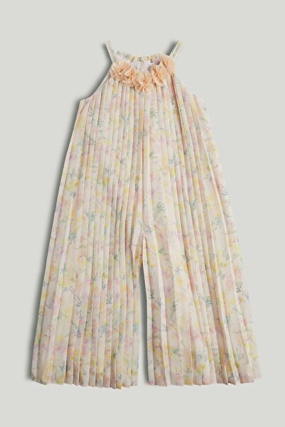 MOTHERCARE Pleated Floral Jumpsuit