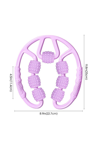 Choice 7 roller 29 roller handheld leg beauty tool yoga stick ring leg clamp ...