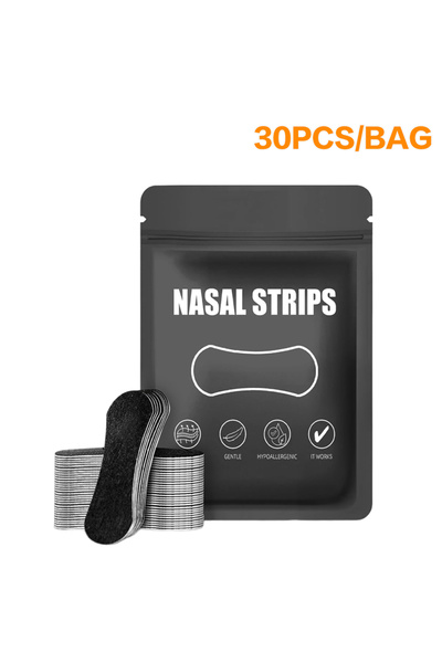 choice2 كيس واحد - 30 قطعة من شرائط الأنف المضادة للشخير لتصحيح التنفس، توسيع...