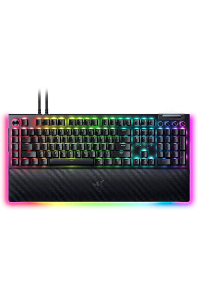 RAZER BlackWidow V4 Pro Mechanical Gaming Keyboard, Yellow Switch, US Layout,...