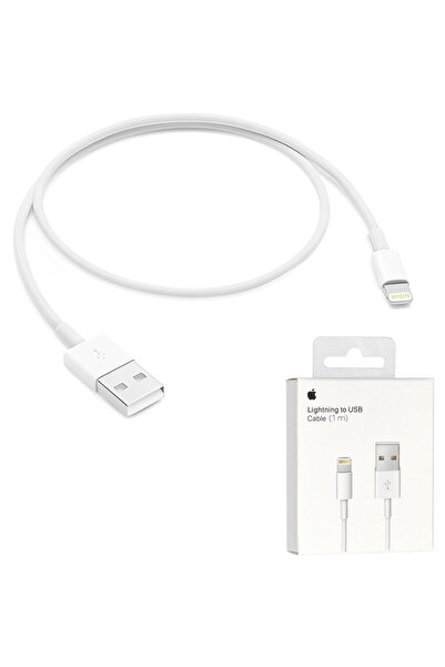 Apple Cablu de date Lightning la USB, 1m - (MUQW3ZM/A) - Alb (Ambalaj blister)