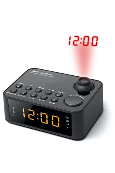 Muse M-178P radio cu ceas digital, negru