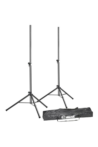 adam hall Stand podea pentru boxe (2 buc.) SPS 023, cu geanta de transport