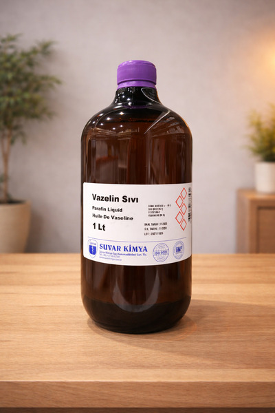Suvar Kimya فازلين سائل 1 لتر سائل البارافين ذو الجودة الصيدلانية
