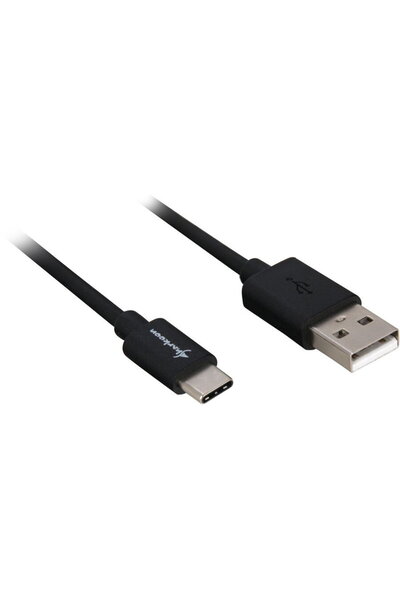 SHARKOON USB 2.0 A - USB C Adapter - black - 3m